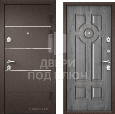 Входная дверь под ключ в коттедж ДПК-5040